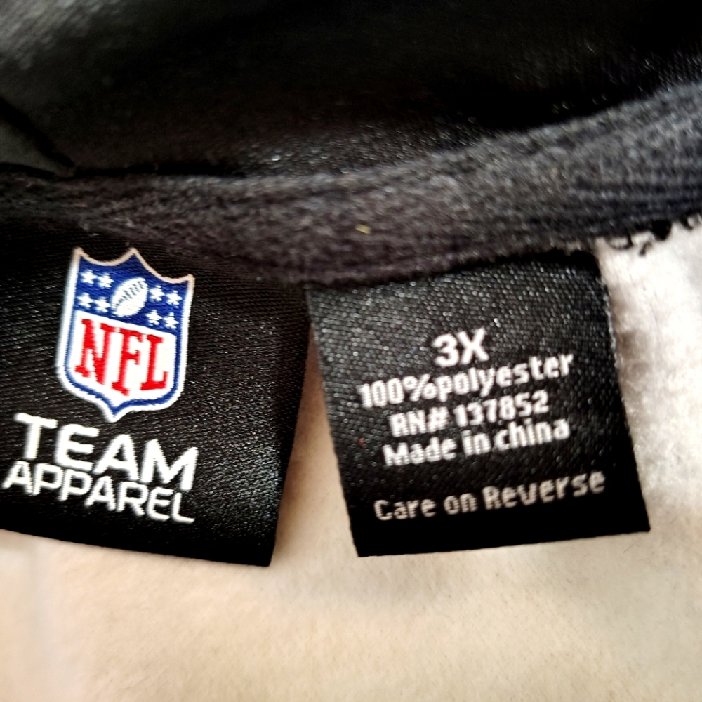 NFL Rams Hoodie, Men Zubaz Style: Gray/Black Camo, ZipUp, Logo, Hood, 2/3X - Picture 4 of 13